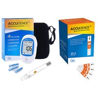 Accugence - Blood Uric Acid Meter Starter Kit with 25 x Uric Acid Strips